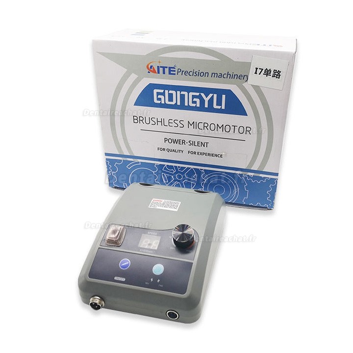 Micromoteur de laboratoire dentaire AI-TE® AT-CM-031 avec pièce à main sans balais AT-A1 50K tr/min